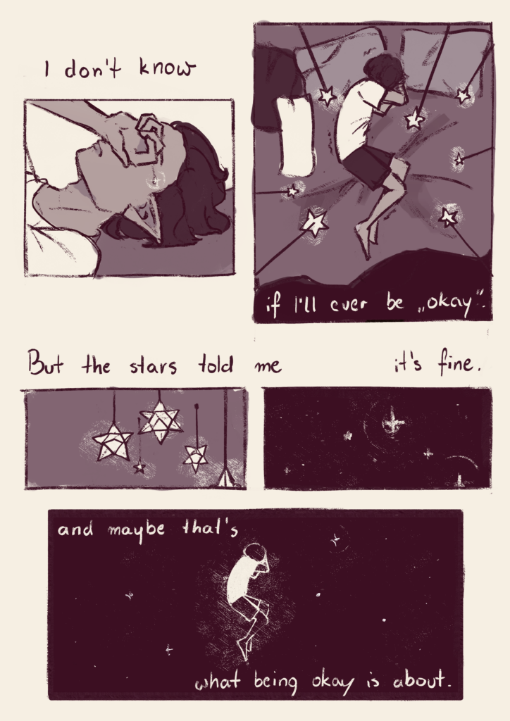 "The stars told me it's fine", comic 2024